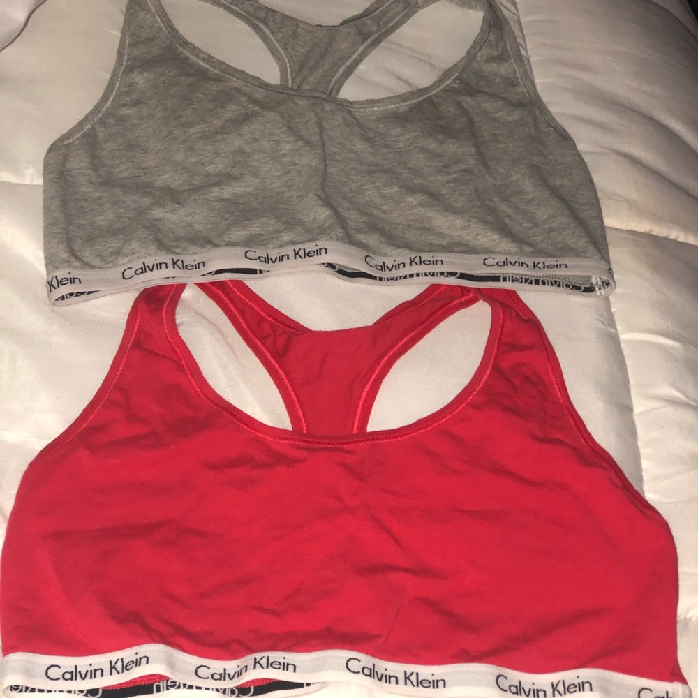 2 Large CK  Sports Bras